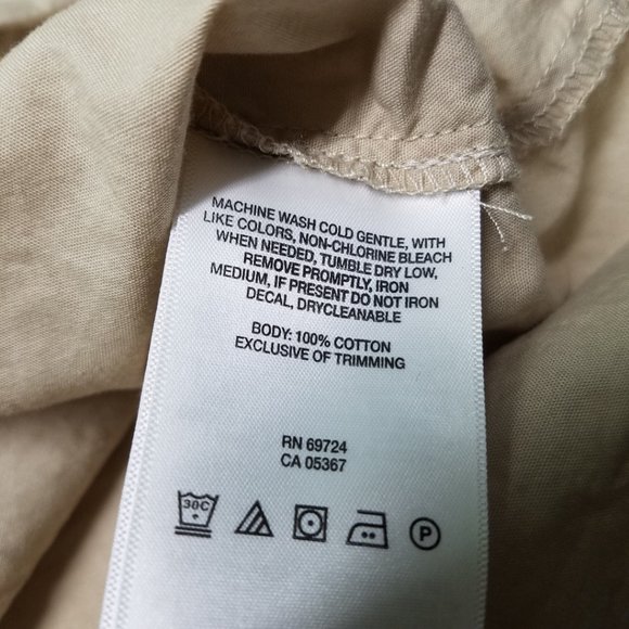 Columbia Khaki Button Down Outdoor Top Shirt XL - Picture 9 of 10